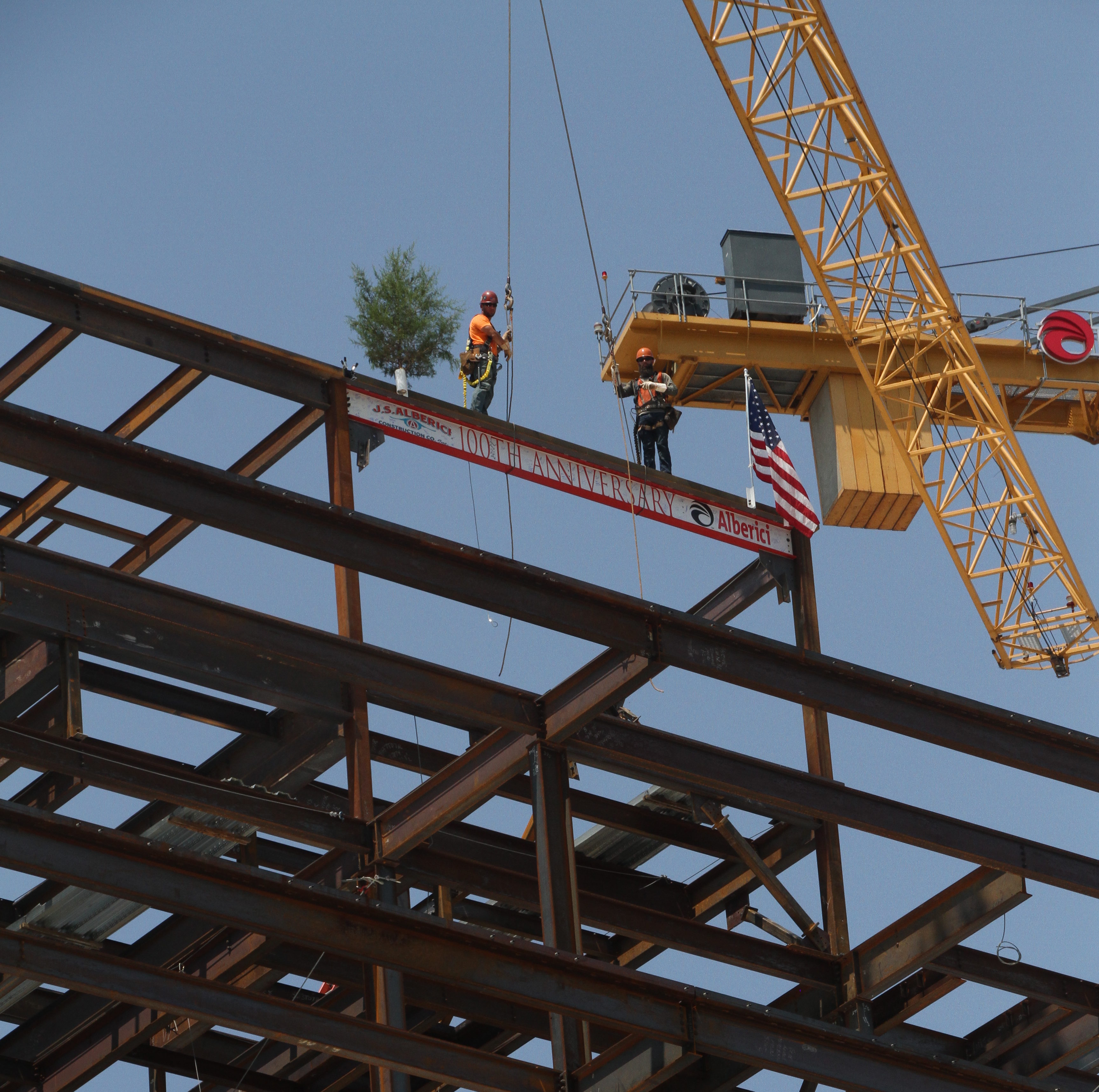 Topping Out Two Months Ahead of Schedule